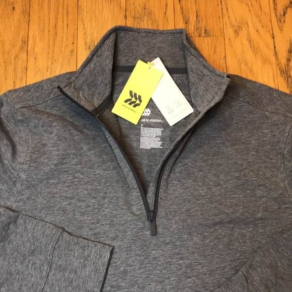 All in motion Supma French terry quarter zip nwt - Picture 2 of 4